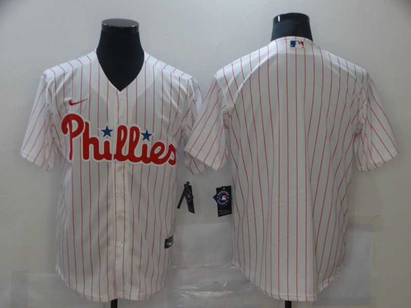 Men Philadelphia Phillies Blank White Game Nike MLB Jerseys->philadelphia phillies->MLB Jersey